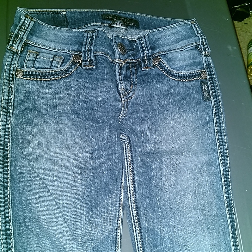 Silver jeans